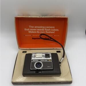 Vintage 70s Keystone Everflash 10 Electric Eye Camera in Original Box Untested